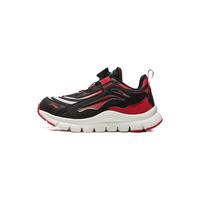 李宁 LI-NING童鞋儿童运动鞋男女小童极光系列旋钮扣减震休闲鞋YKNU090 【新年常规款】黑色-35 29