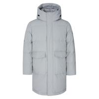 雪中飞 SNOWFLYING男式连帽长款羽绒服时尚休闲经典外套冬季保暖羽绒服