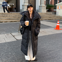 Artsdon/阿仕顿2025年秋冬羽绒服外套长款时尚洋气鸭绒上衣