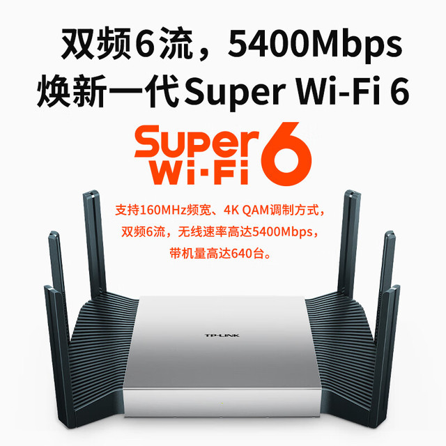 TP-LINK 飞流系列 TL-XDR5480 易展Turbo版 双频54