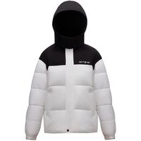 美特斯邦威 棉服男2025冬季潮流休闲拼色保暖连帽棉衣外套男