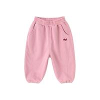 嘟嘟家 儿童运动裤秋季宝宝长裤宽松男童韩版裤子女童休闲裤