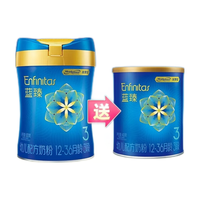 MeadJohnson Nutrition美赞臣（MeadJohnson）蓝臻3段婴幼儿（1-3岁）宝宝奶粉 荷兰 配方含乳铁蛋白 蓝臻3段820g新国标（买大送小） 蓝臻3段820g新国标（新客专享）