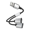  科森拓 一拖四 USB车载扩展器  USB-A USB-A 4A