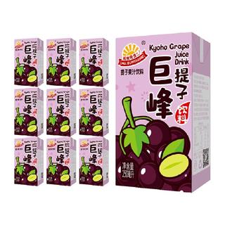 阳光先生提子果汁果味饮料250ml*10盒巨峰葡萄汁囤货整箱聚会
