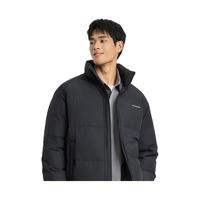 雪中飞2024冬男士短款羽绒服立领纯色简约保暖时尚百搭帅气