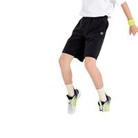 361°儿童节童装男女童梭织五分裤夏季小中大童运动裤男童短裤 经典黑1702 101cm