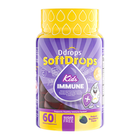 Ddrops 小水滴免疫力软糖 天然黑莓味 60粒