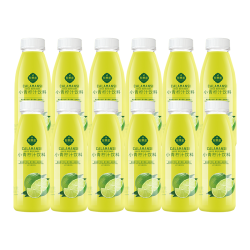 熙景源 小青柠汁果汁饮料280ml*12瓶低脂柠檬汁含维C聚会火锅解腻整箱