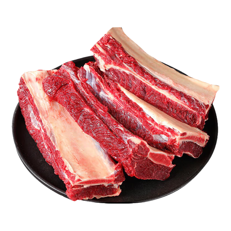  目无全牛 阿根廷牛肉 牛肋排  包装袋 原切 3斤
