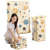 太力真空压缩收纳袋抽真空被子羽绒衣服打包袋抽压两用6中号平面