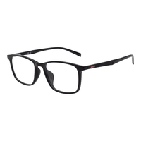 李维斯(Levi's)近视眼镜框架LV7143/807+依视路爱赞全晰膜御1.60镜片 807黑色