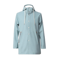 UNICARE时尚户外防水抗风雨衣外套 男女情侣款加厚雨披 2025 雾霾蓝