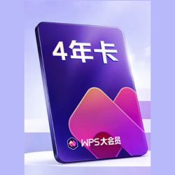 wps 大会员4年卡