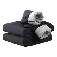 麒麟羊（Qilinyang)保暖裤男女士羊毛裤冬季加绒加厚夹棉打底裤棉裤100%棉羊毛填充 女-黑色 XL 