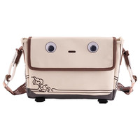 MOEYU 物华弥新狸猫盘印象单肩斜挎包休闲通勤邮差包二次元周边