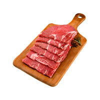 FRESH·FOUR SEASONS 淳鲜四季 草饲原切上脑牛排片1kg 薄切牛排 小公牛肉冷冻生鲜
