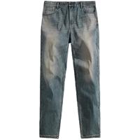 太平鸟 男装牛仔裤25春美式街头水洗复古跳色做旧黄泥牛仔裤