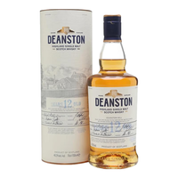 汀思图（DEANSTON）苏格兰 汀斯顿 单一麦芽威士忌酒 洋酒 原瓶 汀思图12年700ml 汀思图12年700ml-盒子微瑕