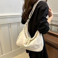 万月 多功能防水瑜伽健身运动包潮流轻便饺子包单肩购物袋上班通勤包