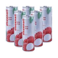 DReena 特丽娜 荔枝果汁饮料 240ml*6罐