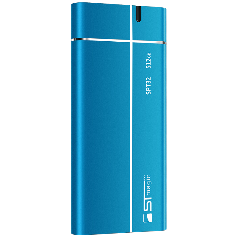 赛帝曼克（STmagic）固态移动硬盘 高速外接存储盘Type-c接USB3.1口 天空蓝 128g