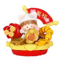 JAKI 佳奇 樱桃小丸子系列 HK901 喵呜 盲盒【端盒,6款】