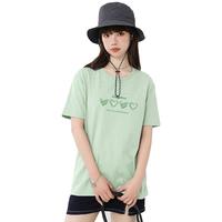 真维斯蓝色短袖t恤女2025夏季纯棉宽松内搭半袖打底衫潮