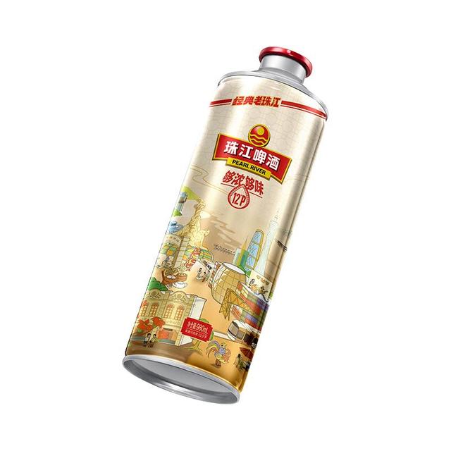 珠江啤酒 12度 珠江啤酒 980mL*6罐