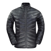 君羽户外800蓬羽绒服男女短款95白鹅绒秋冬时尚轻薄鹅绒服52021 男款—黑色 L 男135-150斤/女105-115斤