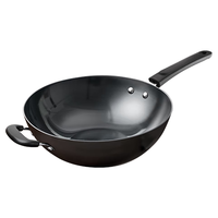 爱仕达(ASD)铸铁防锈无涂层铁锅34cm炒菜锅电磁炉可用CF34E1WG无盖 无盖丨铸铁防锈无涂层铁34cm