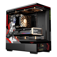 爱国者星璨岚星璨小岚海景房机箱 主题UV打印 MATX全景240水冷台式机电脑主机箱 小岚 EVA明日香主题