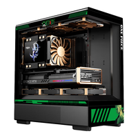 爱国者星璨岚星璨小岚海景房机箱 主题UV打印 MATX全景240水冷台式机电脑主机箱 小岚 更多主题