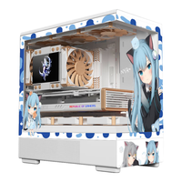 爱国者星璨岚星璨小岚海景房机箱 主题UV打印 MATX全景240水冷台式机电脑主机箱 小岚 猫羽雫主题