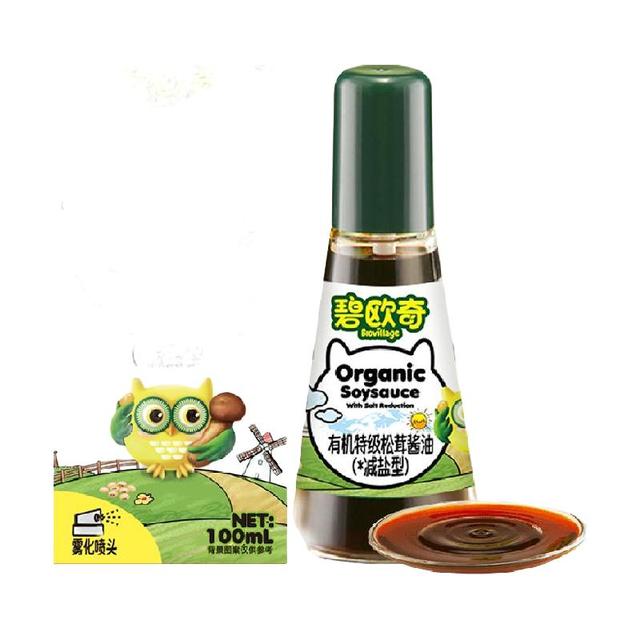 88VIP：碧欧奇 特级有机松茸酱油减盐无添加剂100ml