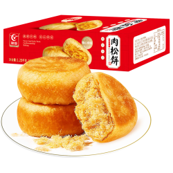 友臣 肉松饼 1250g 整箱装 休闲零食