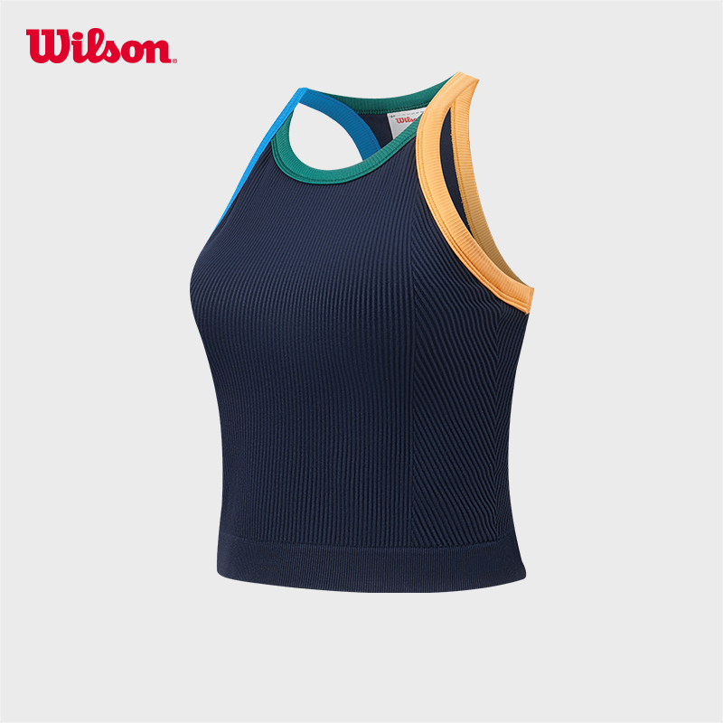 Wilson威尔胜夏季女士ON THE DAILY运动网球吊带背心带胸垫 175/92A/L