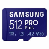 三星 SAMSUNG 512GB MicroSD内存卡适配器套装 U3A2V30 4K高速蓝卡 游戏机无人机运动相机存储卡
