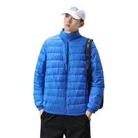 冬季热销轻薄御寒男士羽绒服立领保暖鸭绒羽绒简约时尚男式外套