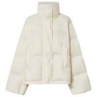 MO&Co.【秦岚同款】羽绒服2025冬90鹅绒【轻暖漫游系列】MBE4EINT09 米白色 XS /155