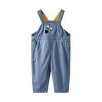 babycare旗下童装男女童卡通背带裤宝宝长裤背带可调节