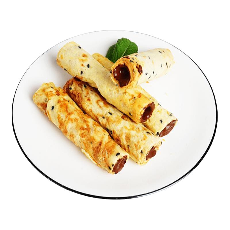 本宫饿了 榛果巧克力蛋卷 海盐花生夹心蛋卷 注心饼干休闲小零食