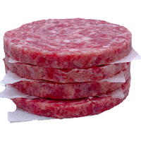 Lianhao Food 联豪食品 和牛牛肉饼儿童汉堡肉饼6包24片1800g早餐西餐食材牛排生鲜