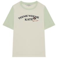 TEENIE WEENIE 撞色拼接 女士T恤