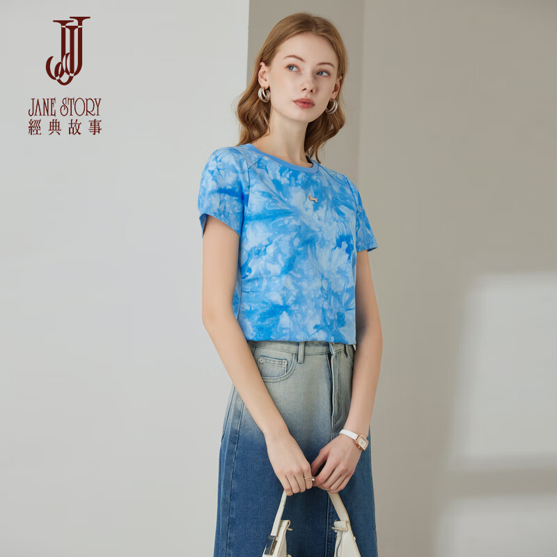  JANE STORY/經典故事 全棉 女士T恤