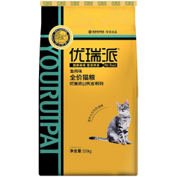 优瑞派 猫粮 幼猫成猫山茶油精华猫咪主粮 鱼肉味10kg20斤