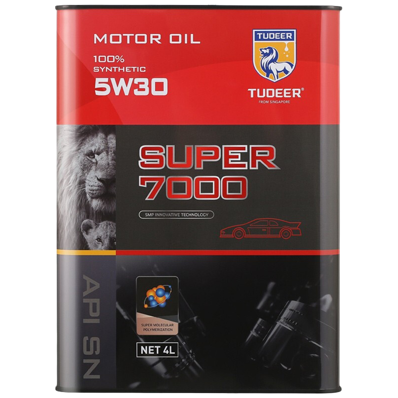 TUOEER 拓尔 全合成机油5W-30 SN级新加坡原材料酯类汽机油高性能润滑油  S7000 4L