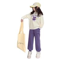 【甜美可爱风两件套】秋款女童卫衣松紧腰长裤儿童套装跑步