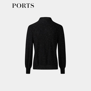 PORTS女装2024秋冬新款毛衣 黑色
