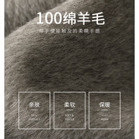 ZXEGI高端女士外套大衣2025年秋冬修身显瘦100%羊毛双面呢子中长款 奶燕麦 S